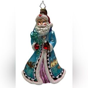 2007 Christopher Radko Santa
Oklahoma Rising Centennial Glass Christmas Ornament